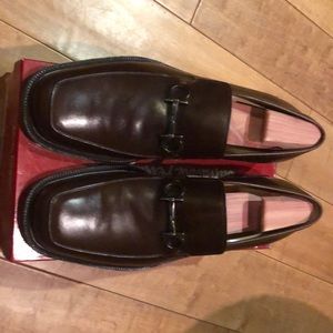 Salvatore Ferragamo Men’s Brown Italian Loafers.